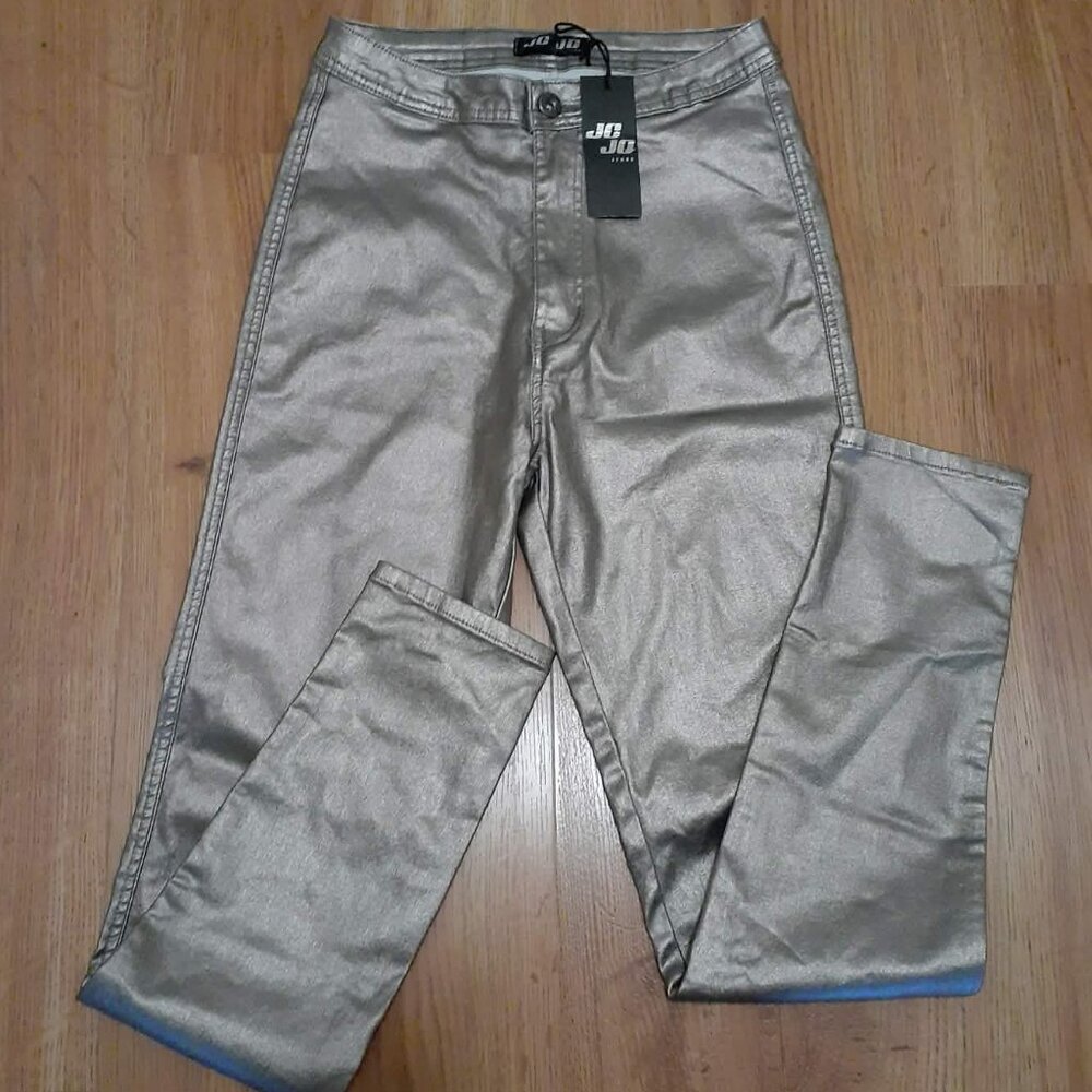JC & JQ Jegging High Rise Metallic Jeans